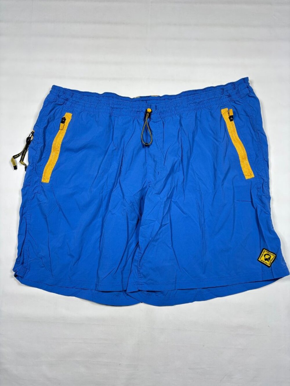 Outdoor Afro x REI Co-op Men's 3XL Hiking Shorts Blue Yellow Trail Gorpcore 3XL